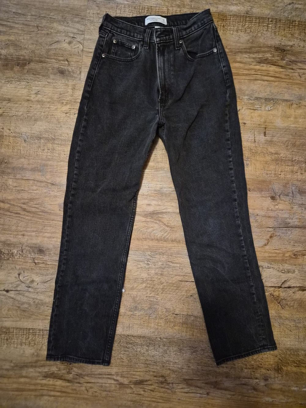 Abercrombie & Fitch Womens's Black Ankle Staright Jeans
